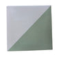 Green and White Square Tile