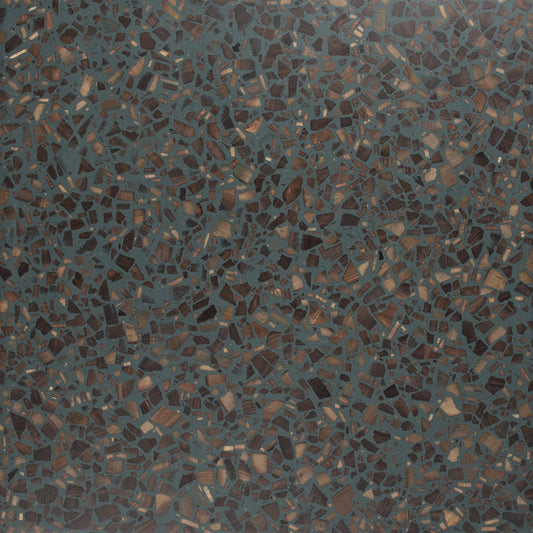 Foresso Timber Terrazzo Offcut, Slate Walnut, 37 by 59cm